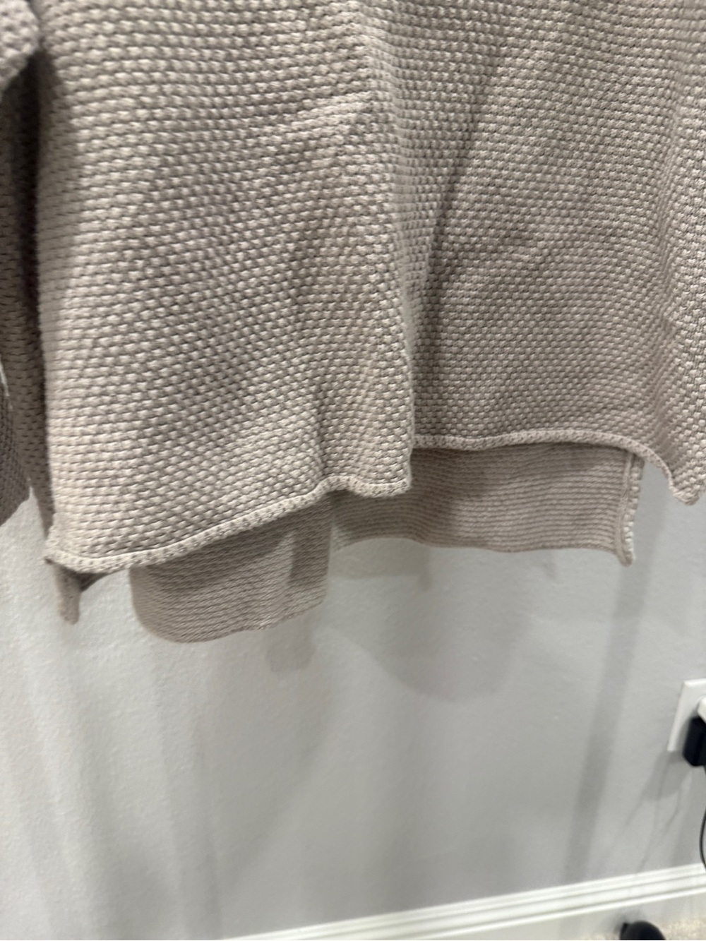 Free People Beach Button-Front Scoop Henley Hailee Sweater in Heather Gray - Picture 9 of 10